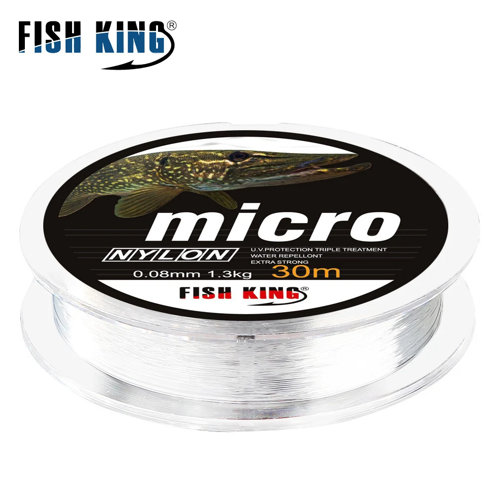 NGB 30M MICRO Nylon Ice Fishing Line 0.08mm-0.25mm 2.9LB-12.5LB Extra Strong Fishing Line For Winter Ice Fishing