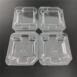 2pcs storage Boxes Clamshell Case CPU Box Plastic Protection For Intel AMD 775/1155/i3/i5/i7/940/AM4 IC Chipset Transparent Box