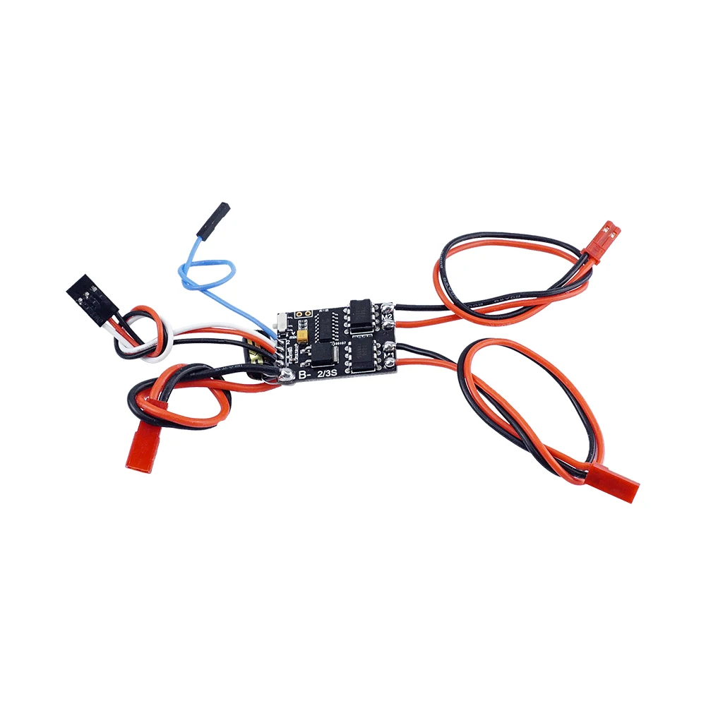 Brushed ESC Dual Way Speed Controller 2S-3S 5AX2 ESC Speed Control For RC Vehicle Car Airplane