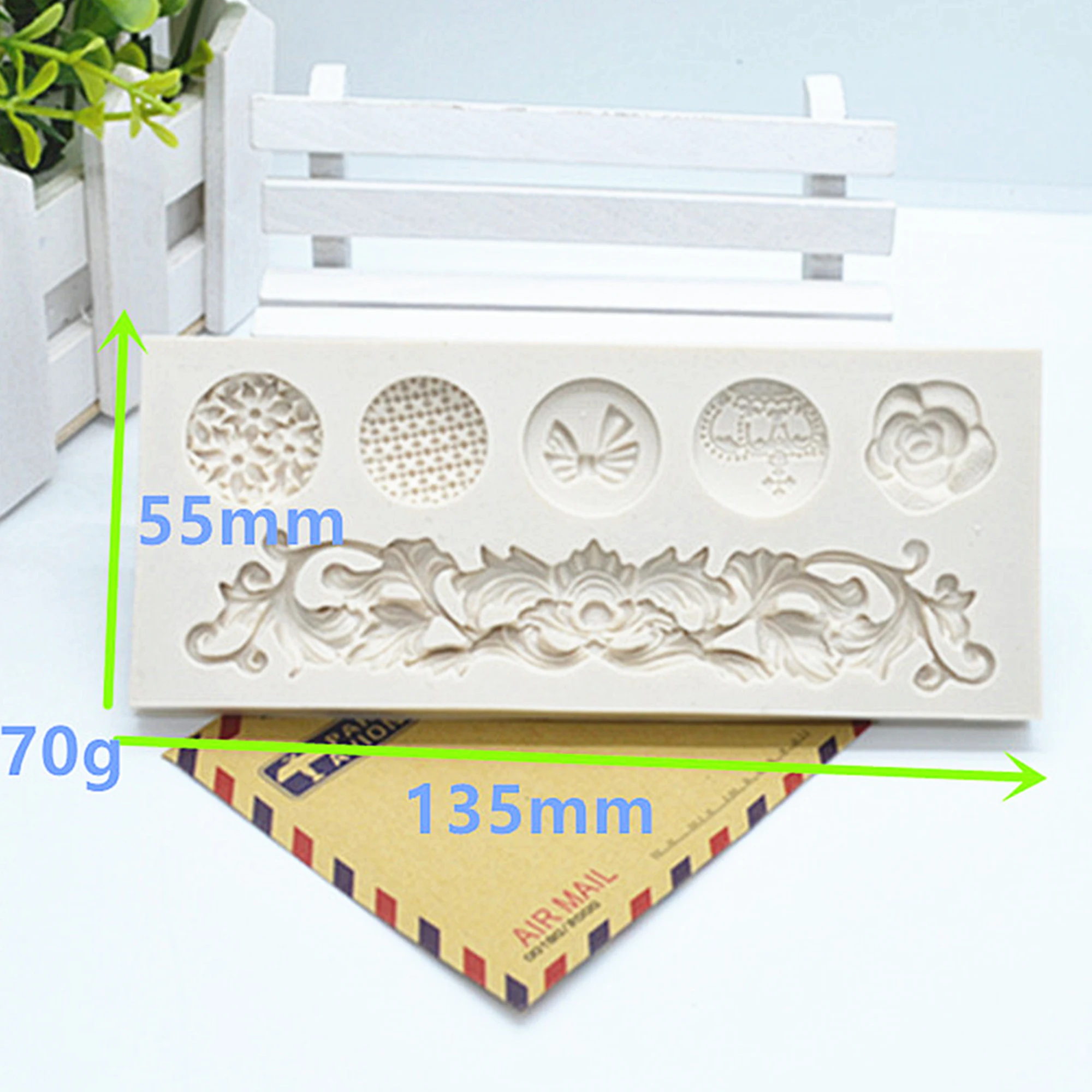 Flower Button Lace Silicone Mold For Baking Fondant Cake Decorating Tools Gumpaste Sugarcraft Chocolate Bakeware Tools M792