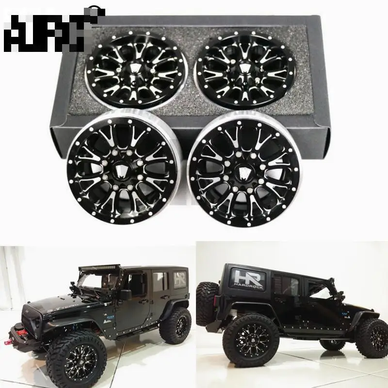 Brand new 2.2 inch metal Beadlock rims for 1/10 Rc simulation climbing remote control car Trax For TRX4 TRX-6 Rc4wd Jimny Cfx Vs