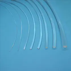 Cabo De Fibra Óptica De Núcleo Sólido Transparente, Lado Brilho PMMA, Alta Qualidade, 1.5mm-14mm De Diâmetro, 10mX