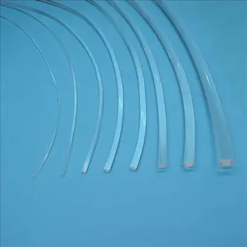 Cabo De Fibra Óptica De Núcleo Sólido Transparente, Lado Brilho PMMA, Alta Qualidade, 1.5mm-14mm De Diâmetro, 10mX
