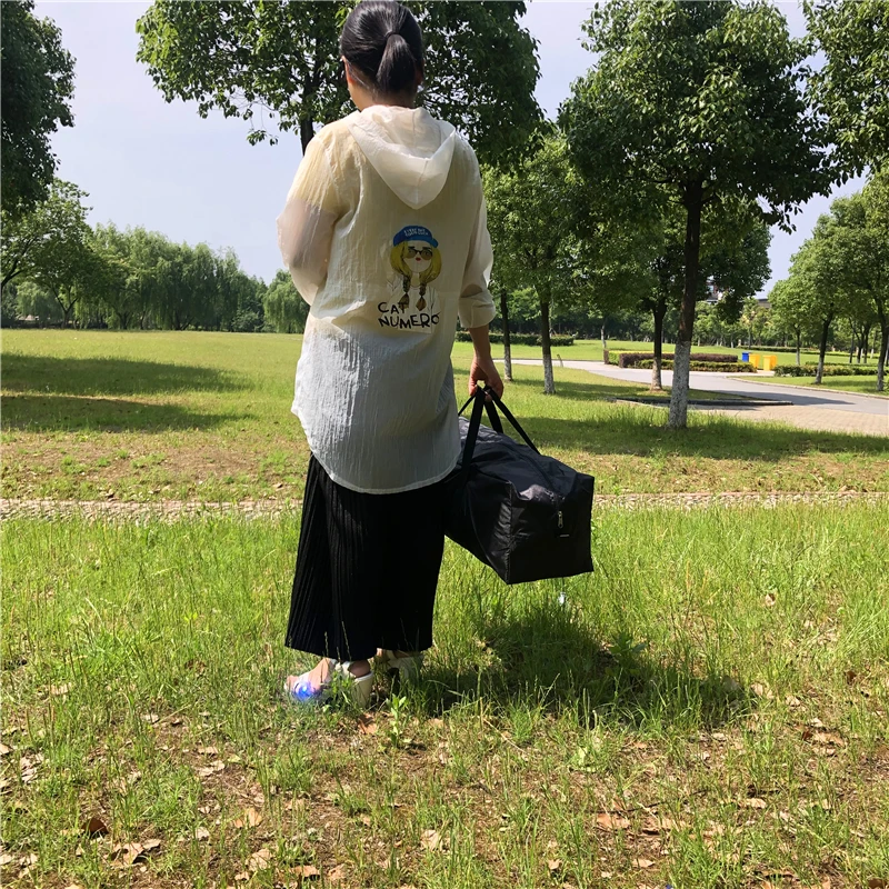 Outdoor Camping Tents Tarps Storage Bag Travel Waterproof Black Foldable Luggage Handbag