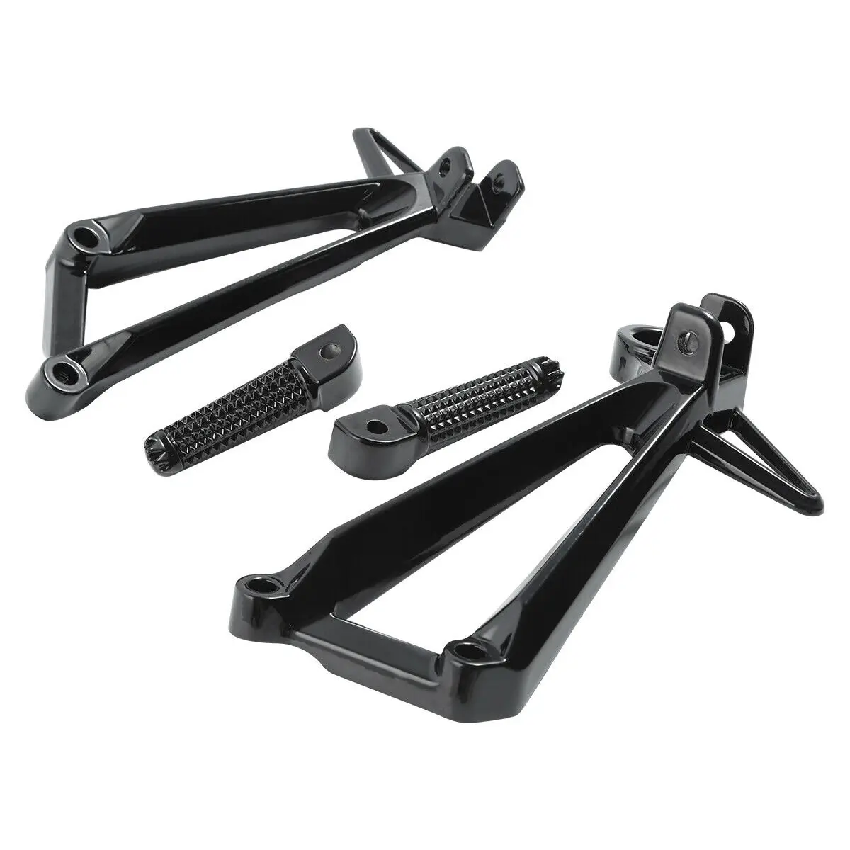 Motorcycle Rear passenger FootPeg Footrest Bracket For YAMAHA YZF R3 YZF-R3 2015-2023 MT03 2020-2023 2022 2021 Aluminum Black