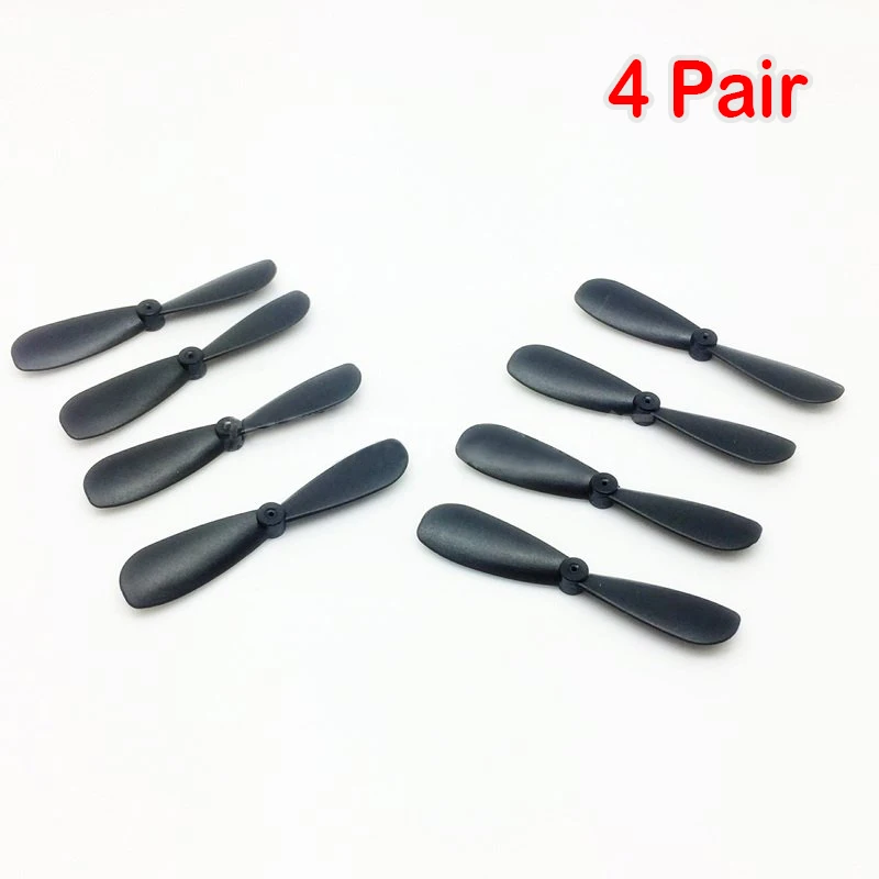 8pcs Propeller Props Blade for 0.8mm 46mm Mini RC Drone Hand Thrown Aircraft Propellers Spare Parts Accessories Component