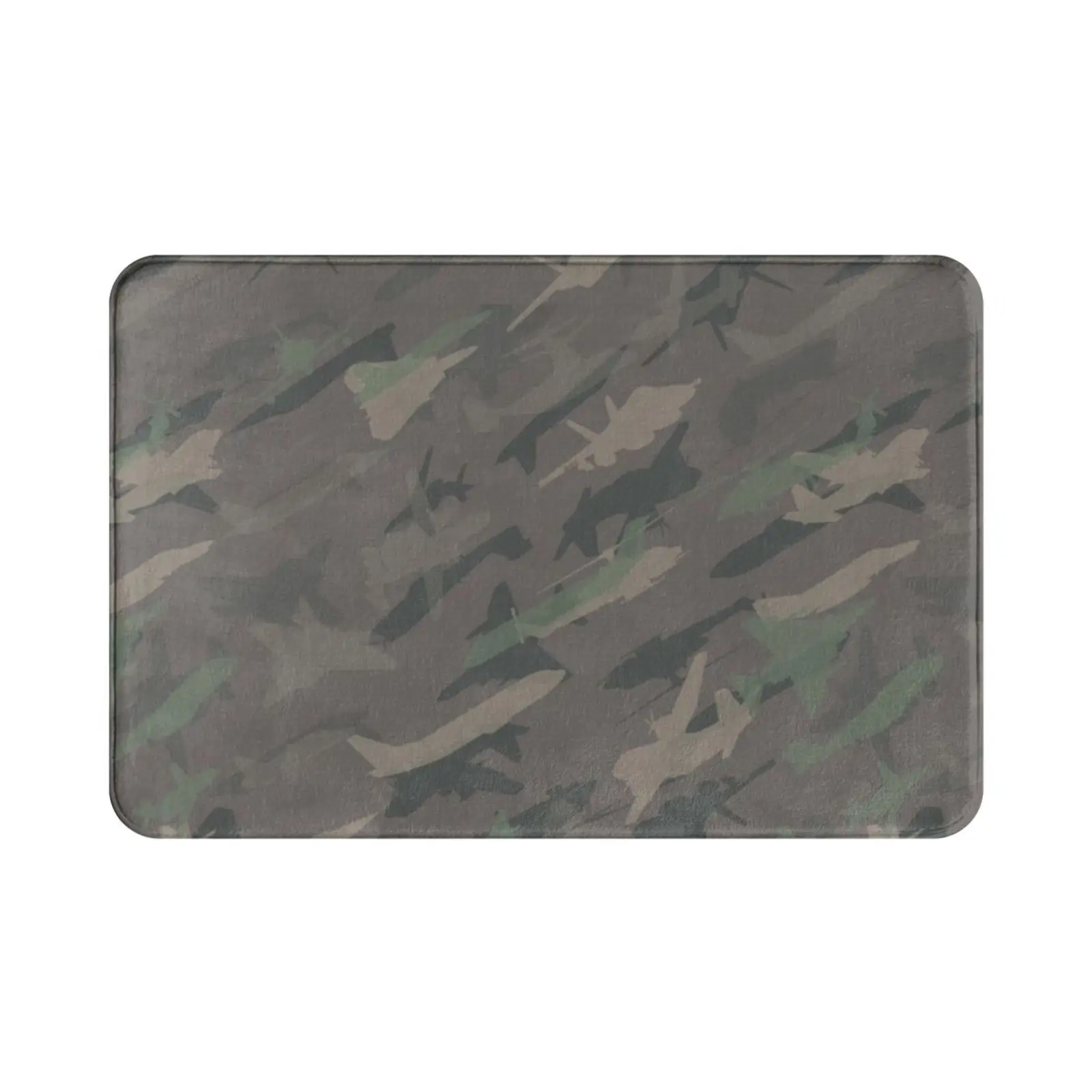 Aviation Cammo Carpet Mat Rug Cushion Soft Aviation Cammo Camouflage Airplane Military Jungle Desert United States Usa