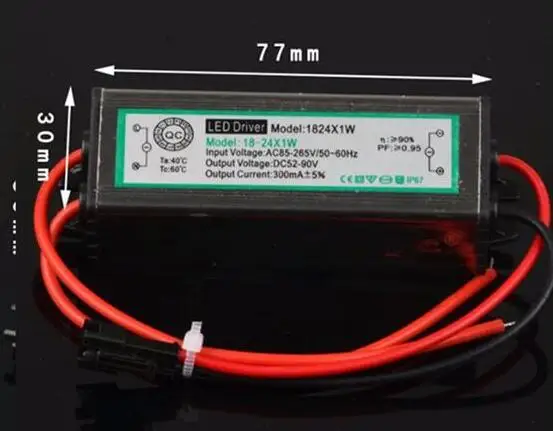 10pcs wholesales Constant Current Isolation Lamp Driver 300mA 280mA 1W 3W 5W 7W 9W 10W 20W 24w 36W Lighting Transformer