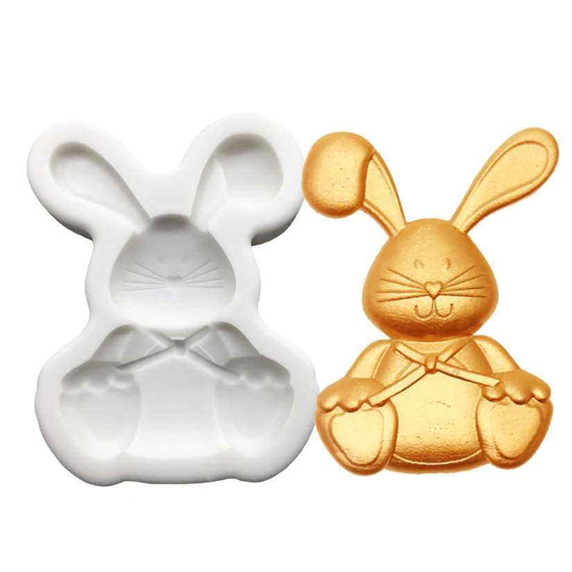 Rabbit Silicone Mold Sugarcraft Chocolate Cupcake Baking Mold Fondant Cake Decorating Tools