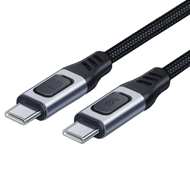 Dual Type-C Pd Fast Charge Dual-Head ชาย-ชาย-ชาย Ctoc เหมาะสำหรับ samsung,huawei และ Apple แล็ปท็อป