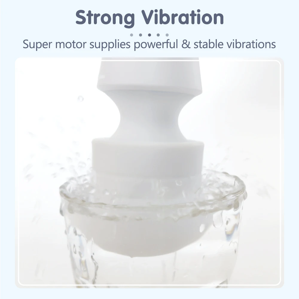 DRY WELL AV Magic Wand Vibrator for Women Clitoris Stimulator Multi Speeds Adult Sex Toy for Women Vibrators USB Dildo Silicone
