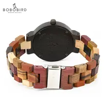 Luxury Wooden Couple Watches with Automatic Date #6
