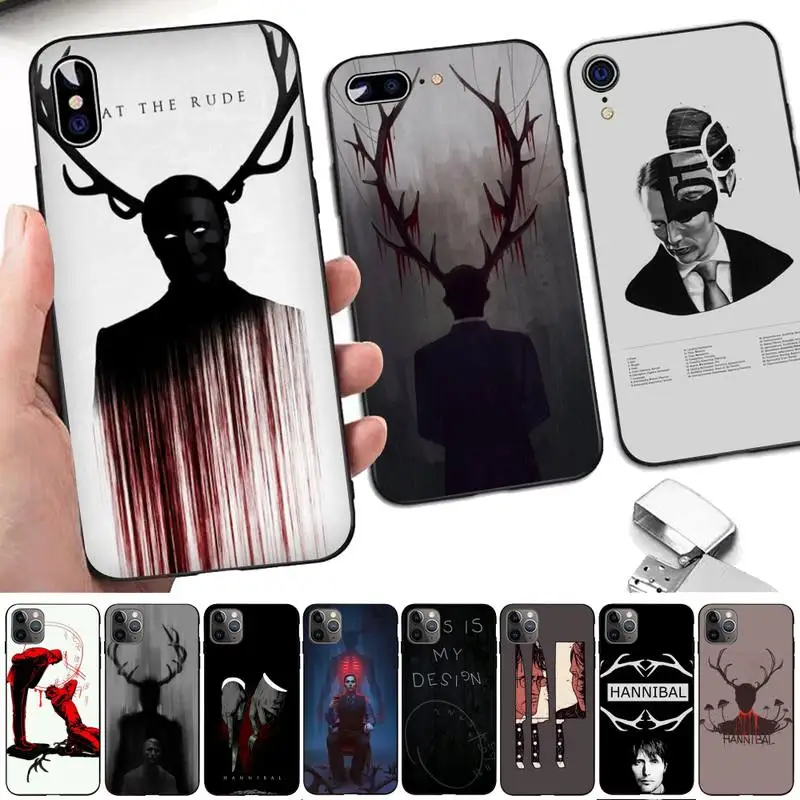 

Cool Graham hannibal mads mikkelsen Phone Case for iphone 13 11 12 13 mini pro XS MAX 8 7 6 6S Plus X 5S SE 2020 XR case