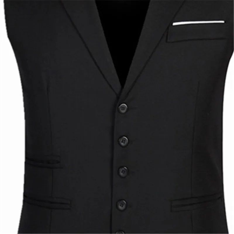 2023 New Arrival Dress Vests For Men Slim Fit Mens Suit Vest Male Waistcoat Gilet Homme Casual Sleeveless Formal Business Jacket