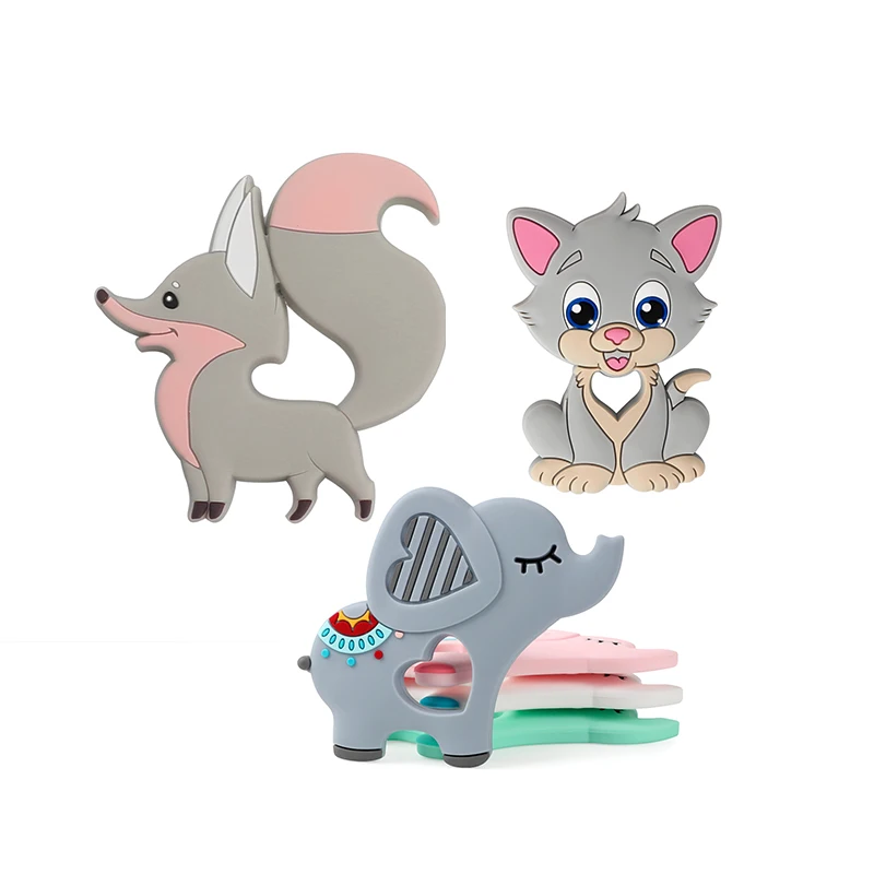 Tyry.hu-シリコン歯がためリング,ビーズセット,ネックレス,おしゃぶりクリップ,赤ちゃんの歯が生えるおもちゃ