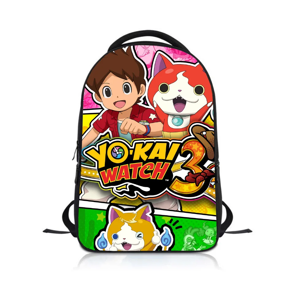 Anime Yo-kai Uhr Studenten Rucksack Schule Tasche Kinder Cartoon Rucksack Jungen Mädchen Rucksack Bookbag Kinder Satchel