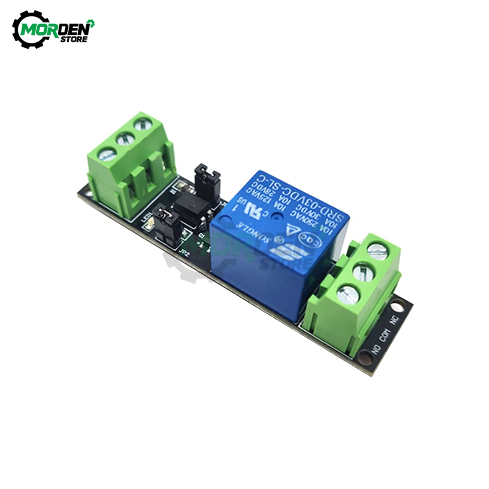 1 Channel DC 3V Relay High Level Driver Module Optocoupler Relay Module Isolated Drive Control Board for Arduino