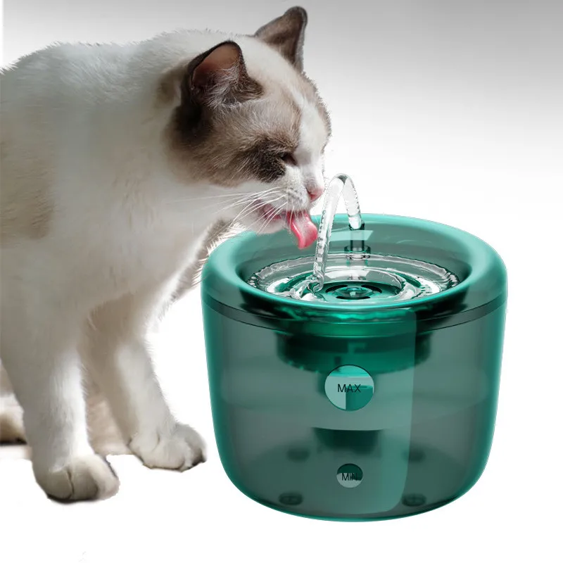 Automatic Pet Water Fountain Filter for Cats and Dogs, Smart Drinker, Drinking Bowls, Quiet Pump, Filter, 1.6L