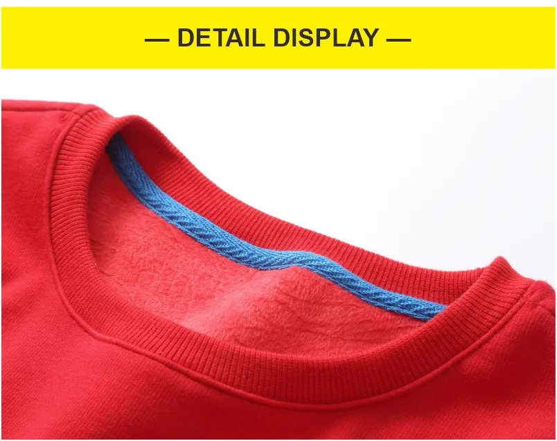 Men's Round Neck 100% Cotton Plus Velvet Long-Sleeved Sweater Custom Printed Embroidery Logo Casual Solid Color Warm Sweater 3xl