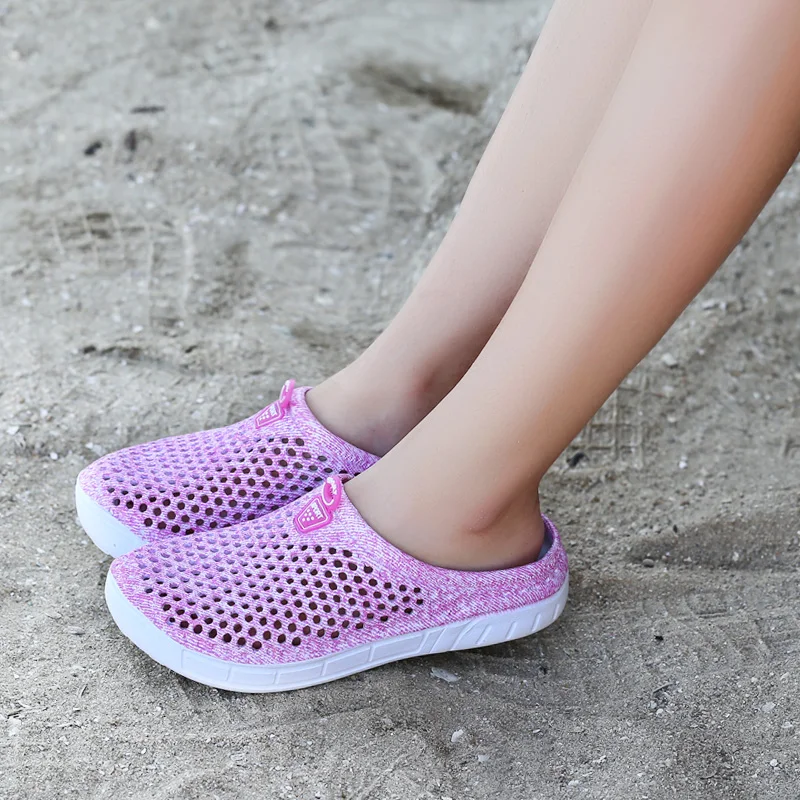 2022 New Summer Lovers Sandals For Beach Sports Light Men Women Girls Boys Slip-on Shoes Slippers Female Male Water Mules