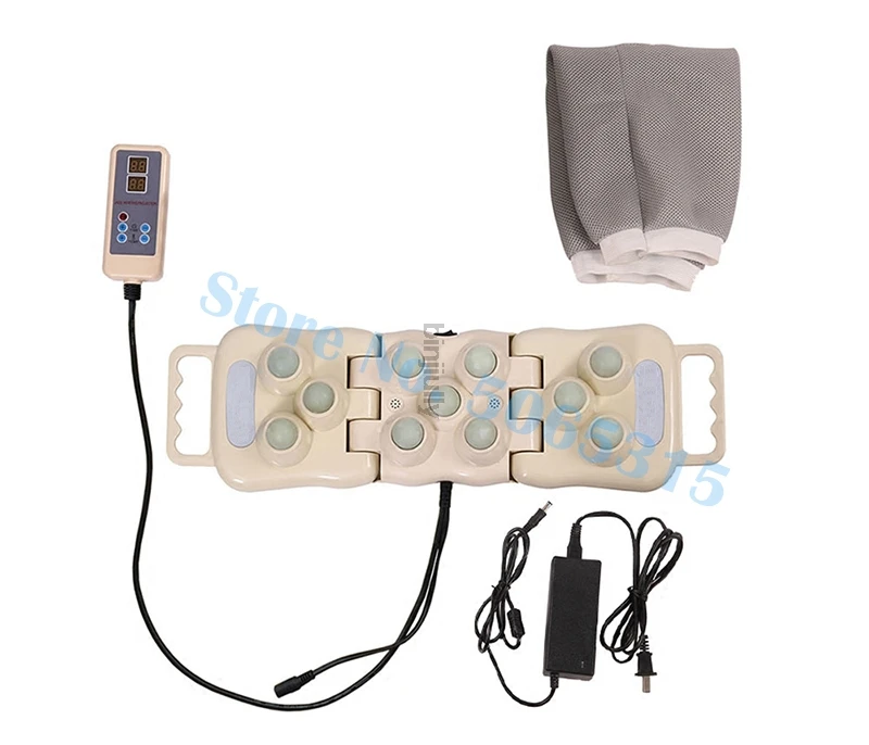 foldable 11 jade balls handhold far infrared heating therapy projector massage relaxant body