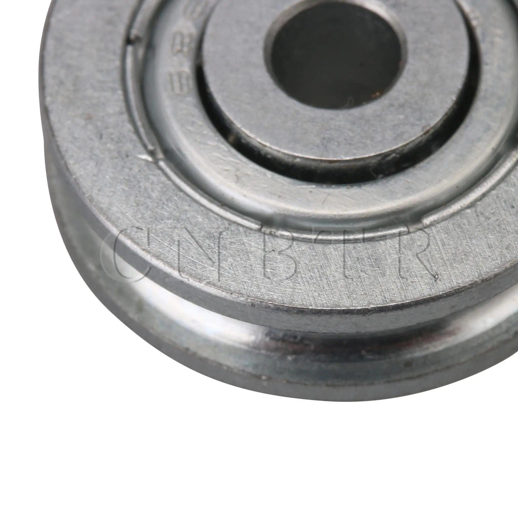 CNBTR 6 Buah Roda Katrol Rel Tipe U Baja Roda Rolloer Pasif 5x23x6.5Mm