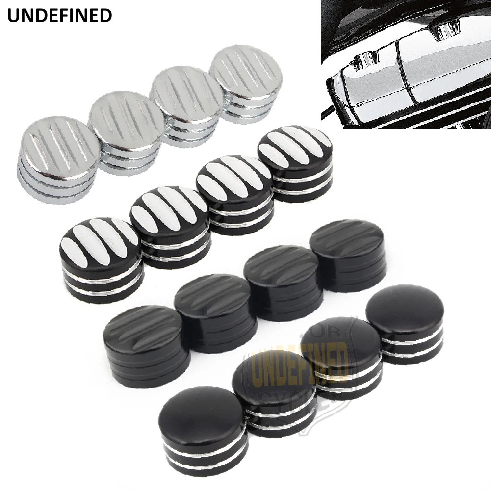 Motorcycle Spark Plug Engine Head Bolt Covers Twin Cam Caps For Harley Sportster XL 883 1200 Touring Roadking 1986-21 Dyna FLSS