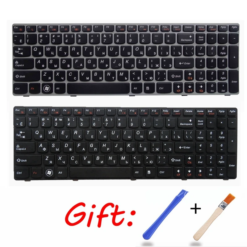 RU klawiatura do laptopa LENOVO G570 G575 Z560 Z560A Z560G Z565 G570AH G570G G575AC G575AL G575GL G780 G770 rosyjska RU