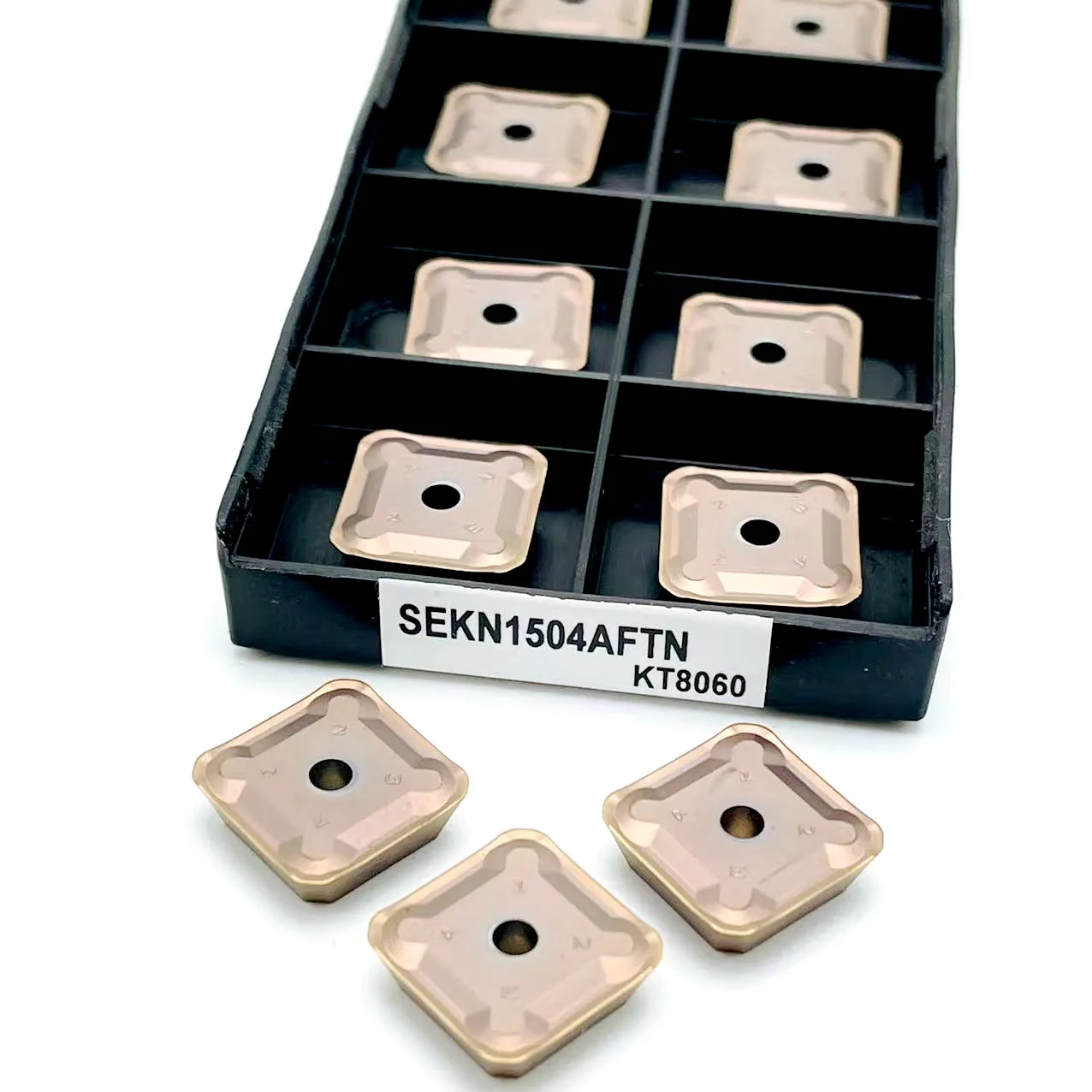 SEKN1504 AFTN KT8060สูงเคลือบ Gantry มิลลิ่งใส่ SEKR หยาบมิลลิ่ง Double-End Milling Cutter100 % สูง-คุณภาพเครื่องมือ