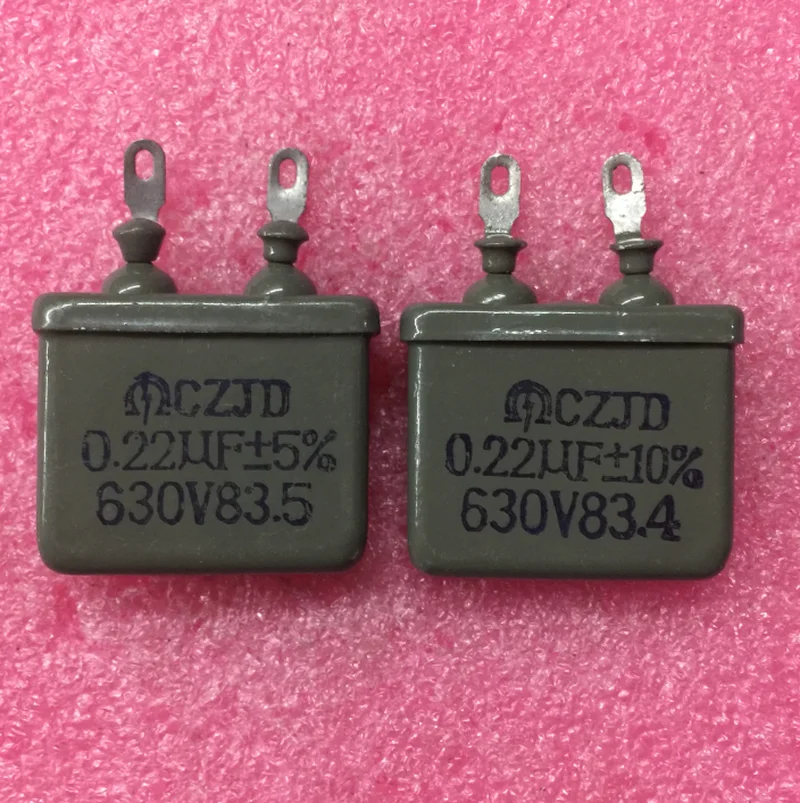 Good Quality 2PCS CZJD-1 CZJD-I 4UF 250V 10% 0.22UF 630V 5% 20UF 160V 2UF 10UF 20UF 500V Sealed Metallized Paper Capacitor