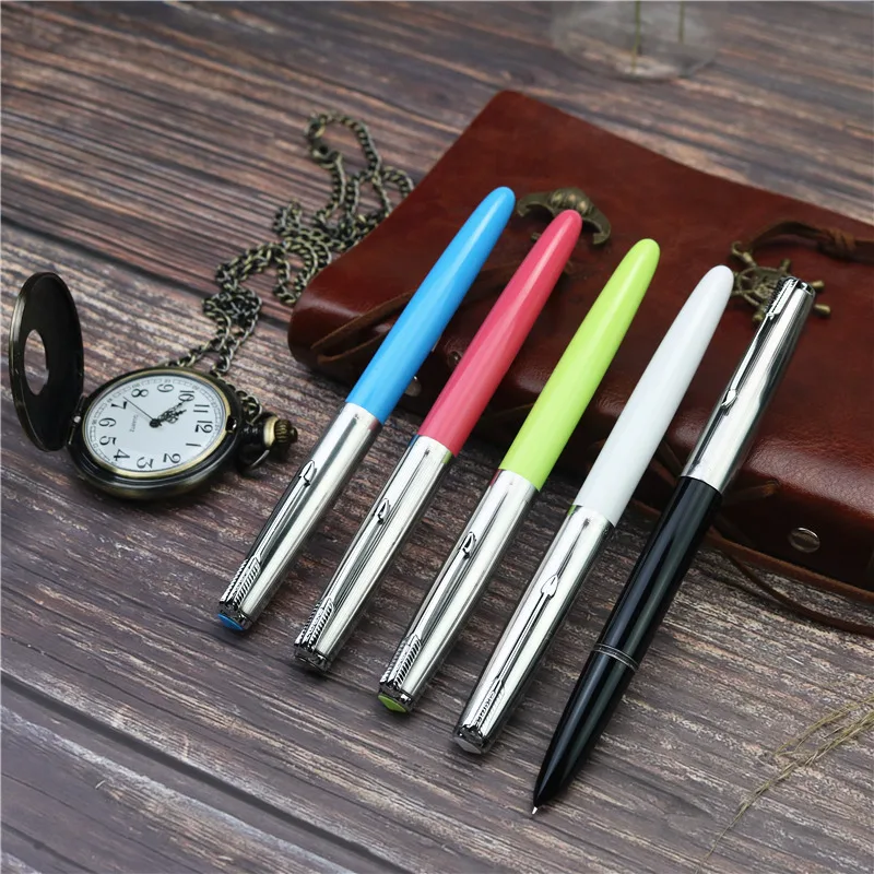 Nostalgic old style fountain pen  Plastic ink pen  School office writing supplies Multiple colors to choose from