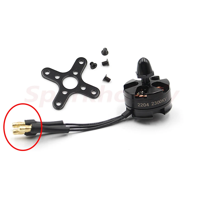 SPARKHOBBY 2204 2300KV Motor EMAX BLHeli 30A ESC 3CH Multi Servo Tester Server Test 5050 Propeller XT60 T Plug RC Toy Fan DIY