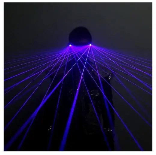 Future technology Stage party evening Red Green Blue Laser Glasses Performance glasses Laser dance space show prop