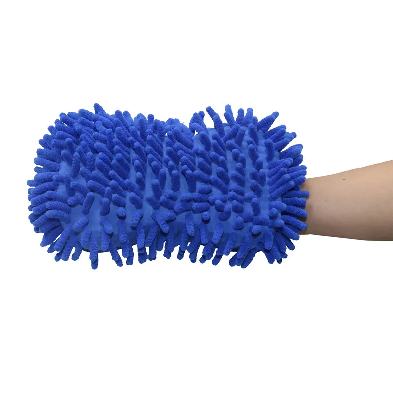 2 Pcs long hair ball car washing gloves foam gloves car washing tools
