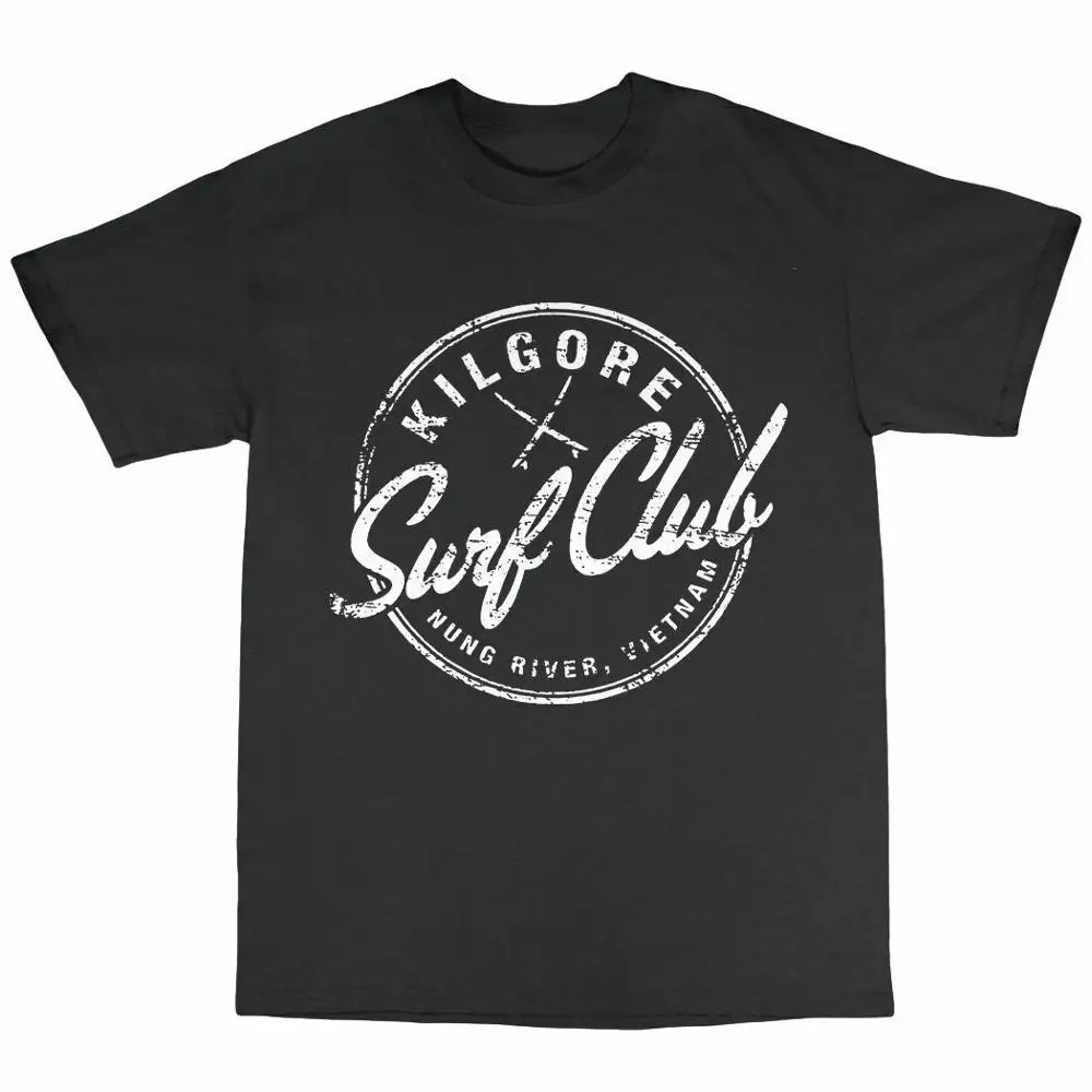 Kilgore Surf Club T-Shirt 100% Cotton Apocalypse Now Inspired Martin Sheen 2019 Funny Cotton Casual Printed Tops Tee Shirt