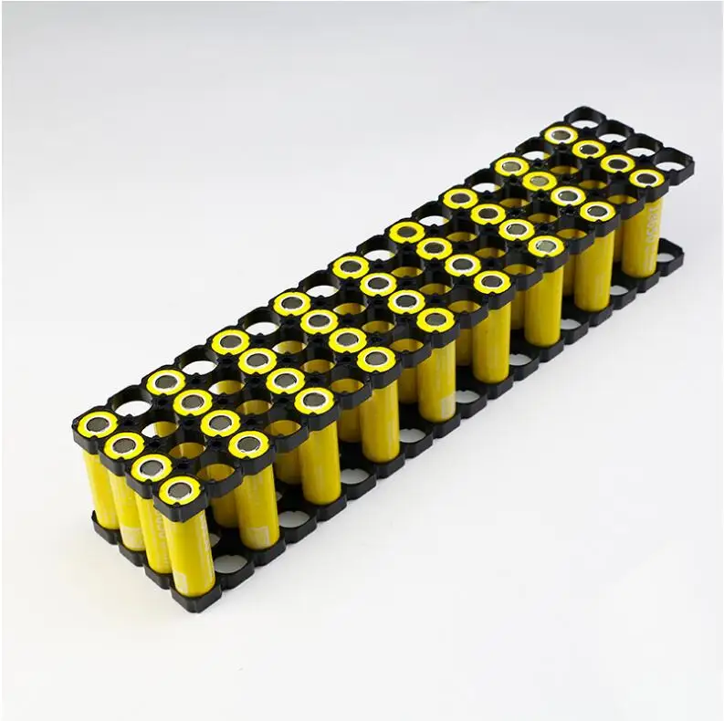 

15pcs/lot MasterFire 4*18 21700 Battery Holder Bracket Cell Safety Anti Vibration Plastic Brackets For 21700 Lithium Batteries