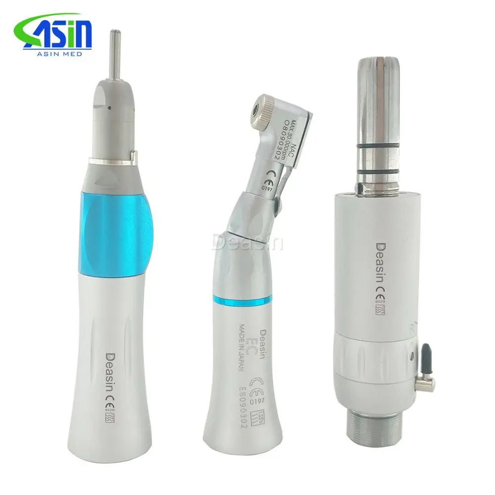 

New promotion Dental Slow Low Speed Handpiece Straight Contra Angle air turbine Dental Lab equipment Micromotor Polishing Tool