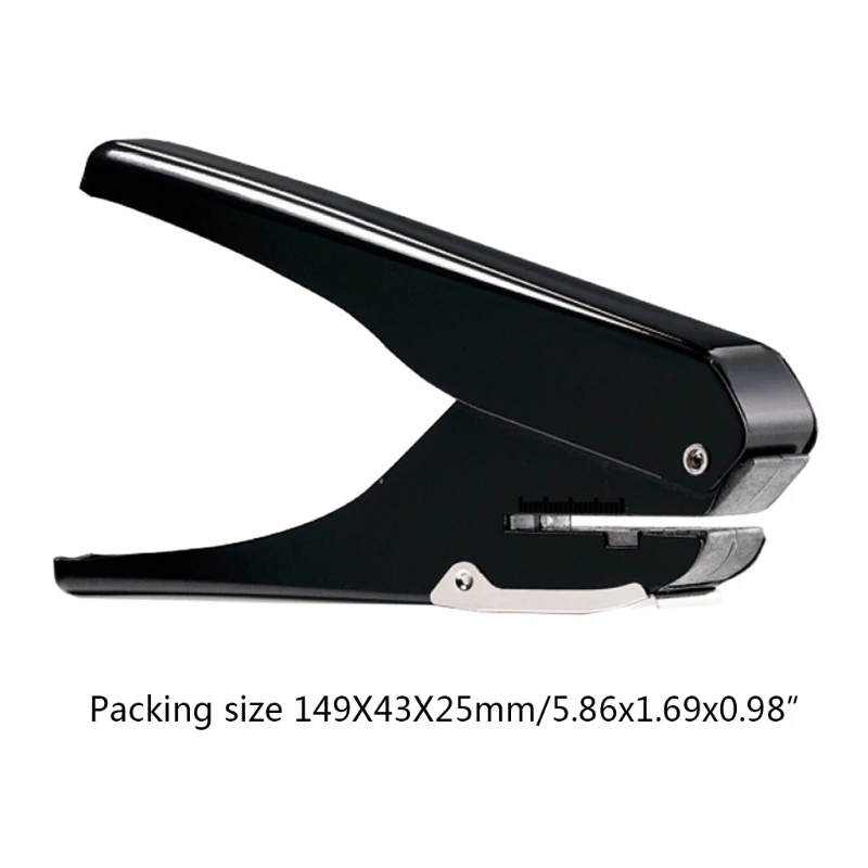 Y9RF متعددة الوظائف ثقب واحد لكمة البيضاوي ثقب الناخس ورقة قدرة 10 ورقة مع تحديد المواقع حاكم القصاصات صندوق تخزين