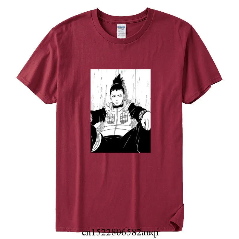 Shikamaru (Manga) Vintage Funny Men T-shirt Unisex Summer O Neck Cotton Tops Unisex Tee,Drop Ship