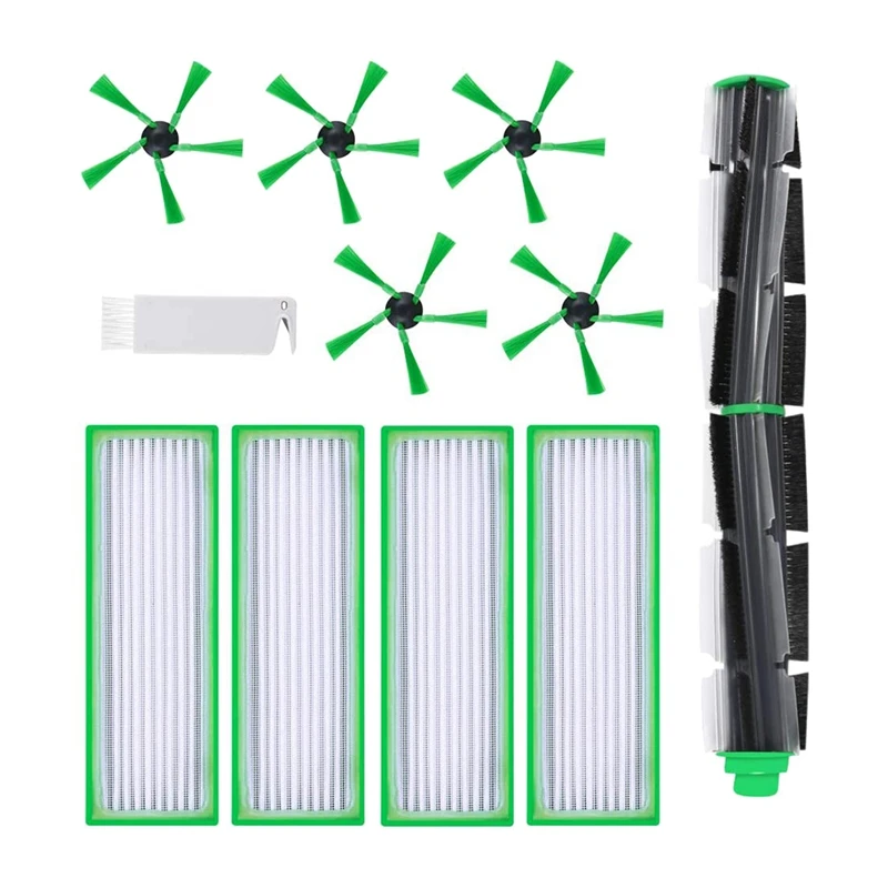 Accessories Round Brush Filter Side Brushes Spare Parts for Vorwerk Kobold VR200 Robot Vacuum Cleaner