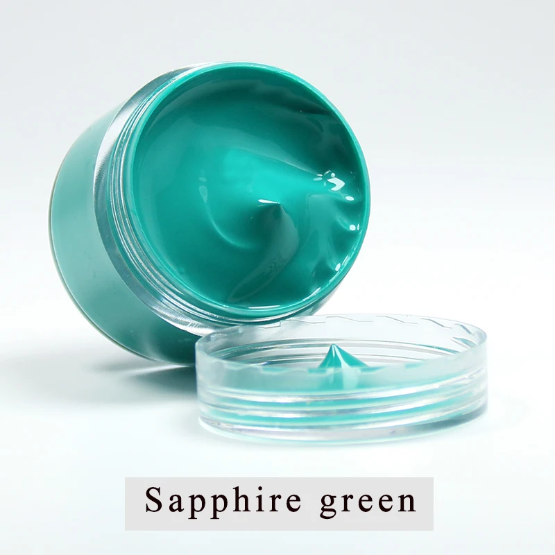 Sapphire Green Leer Verf Lederen Care Restauratie Kleur Change Lederen Schilderen Voor Kleding Schoen Autostoel Acryl Verf 30Ml