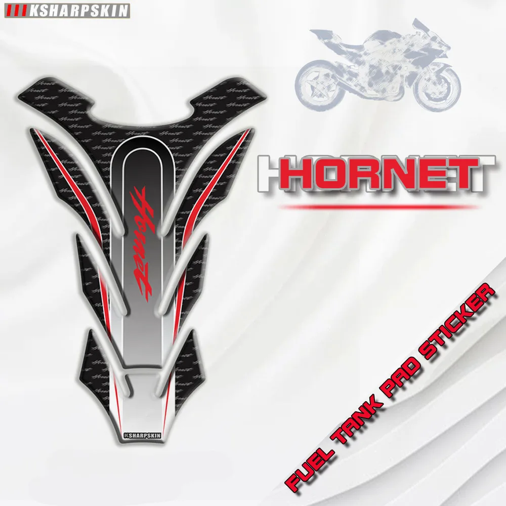 

Motorcycle 3D fuel tank pad decorative waterproof sticker fish bone decals for HONDA HORNET hornet 600 250