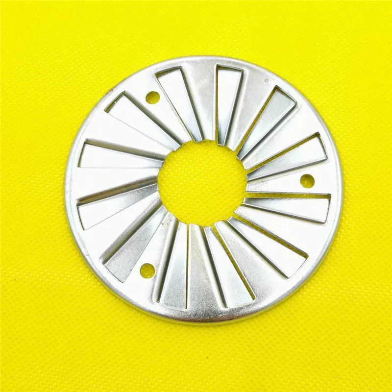 OD102mm burner stabilizer plate single hole or double hole methanol steady fire ring air swirler for burner flame plate