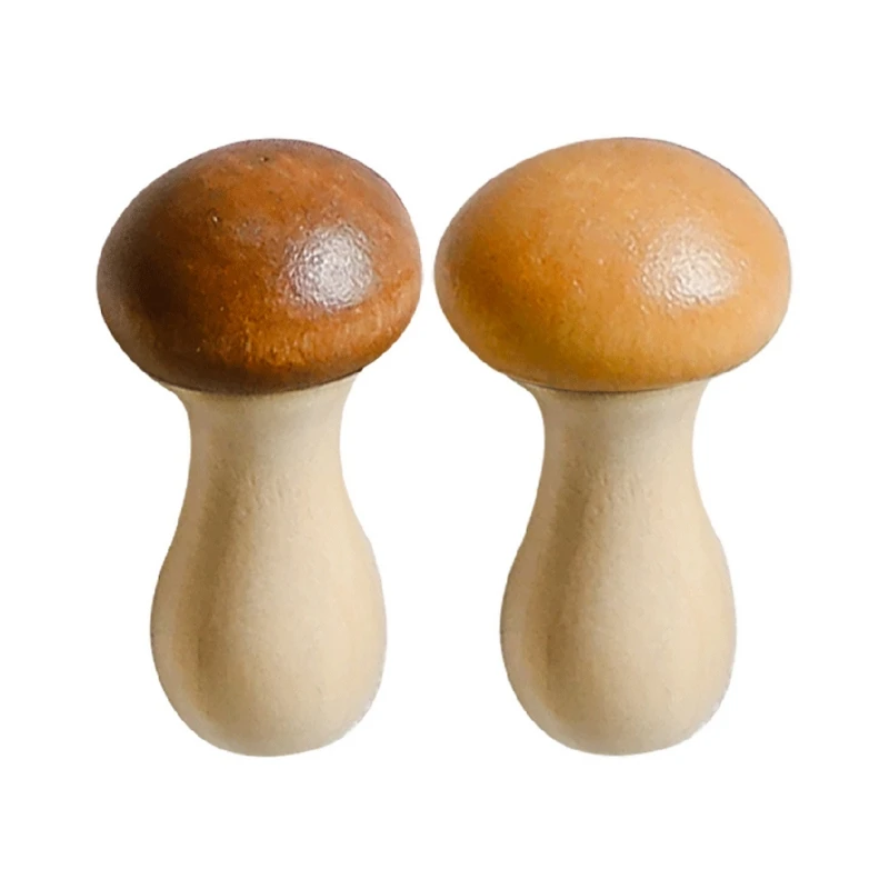 Mini Cute Wood Mushroom Chopstick Holder Chinese Korean Japan Wooden Rack Chopsticks Stand Shelf Home Decoration Kitchen