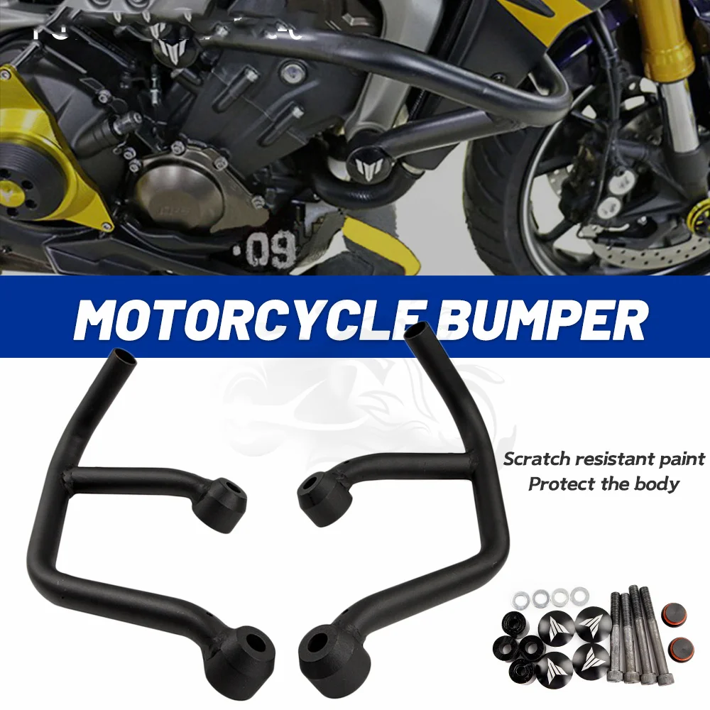 

Fit For YAMAHA MT-09 MT09 FZ09 TRACER 900 2013 - 2019 Motorcycle Engine Guard Crash Bar Bumper Frame Protector FZ-09 2018 2017