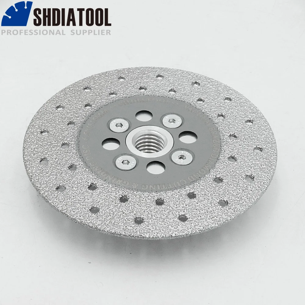 SHDIATOOL 2 قطعة قسط جودة القطر 4.5 "/115 مللي متر جهين فراغ صنع من النحاس الماس قطع و طحن القرص مع 5/8-11