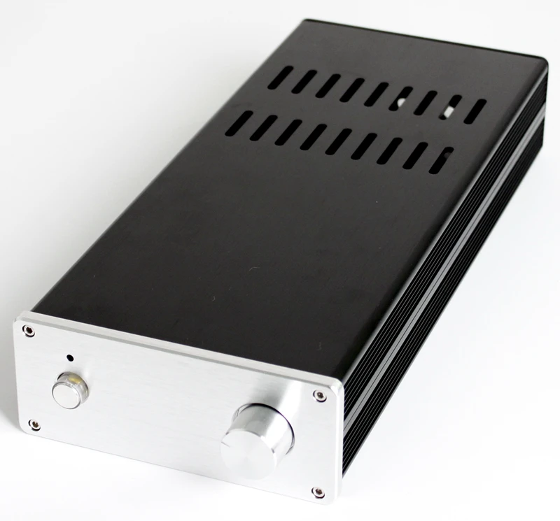 

DIY Box CJ156 мини роскошный усилитель мощности маленький чехол Diy чехол для усилителя Роскошный домашний усилитель мощности Чехол Размер: 310*135*55 мм