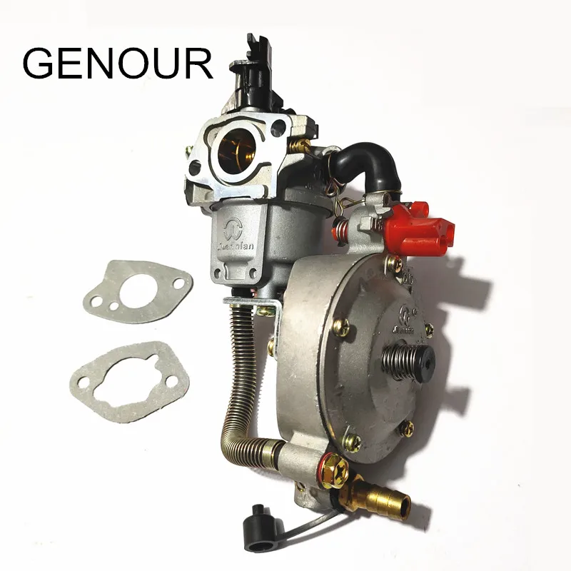 NEW design JIWANNIAN LPG&CNG CARBURETOR THREE WAY CONVERSION KIT FOR GX160 GX200 ENGINE PETROL & LIQUEFIELD,Dual Fuel Carburetor