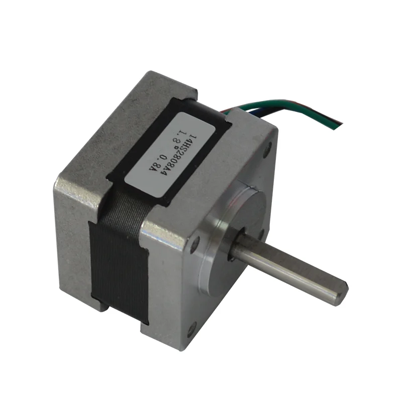 2 phase 28mm 0.8A 12N.cm nema14 35bygh stepper motor application for 3D printer, 35HS2808A4