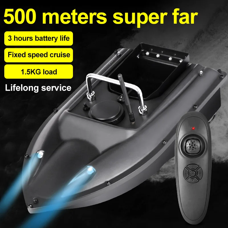 

MASCOTTE 500m Wireless Intelligent Remote Control Nesting Ship One Key Constant Speed Cruise Hook Sending Ship Fishing Bait Boat